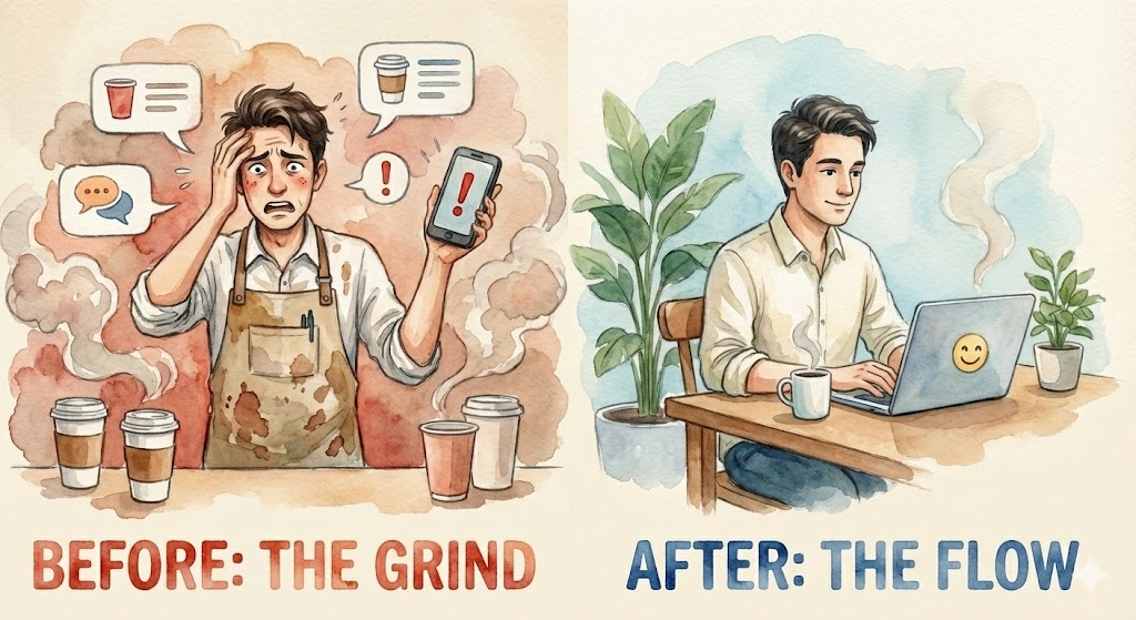 How to Market a New Coffee Shop on Instagram in 2025 (The "No-Burnout" Guide)